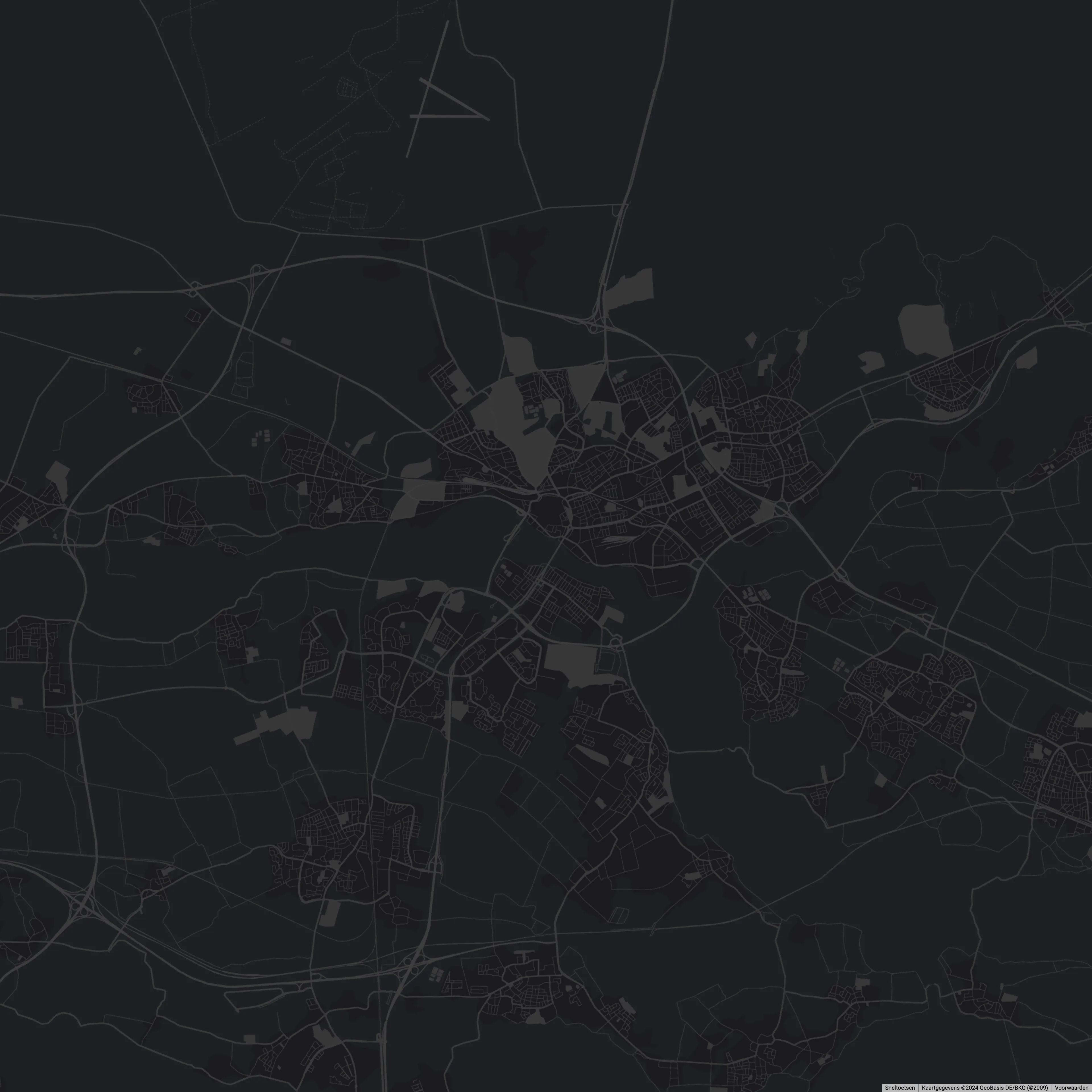 Kaart van Arnhem