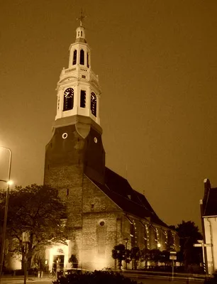 De grote of St Catharina kerk in Nijkerk